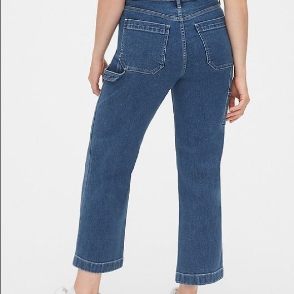 GAP Jeans High Waisted Cropped Gap Carpenter Jeans Poshmark